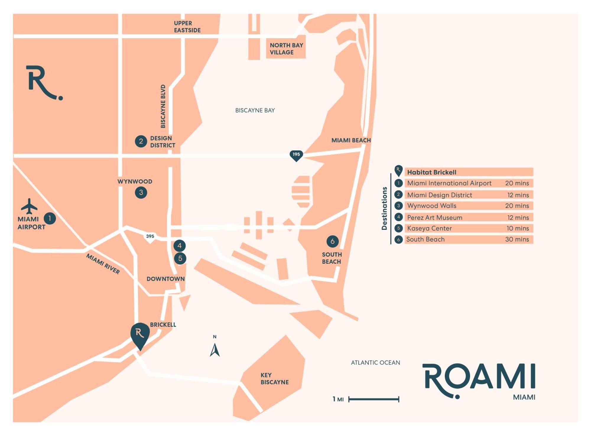 Roami At Habitat Brickell Aparthotel Miami Luaran gambar